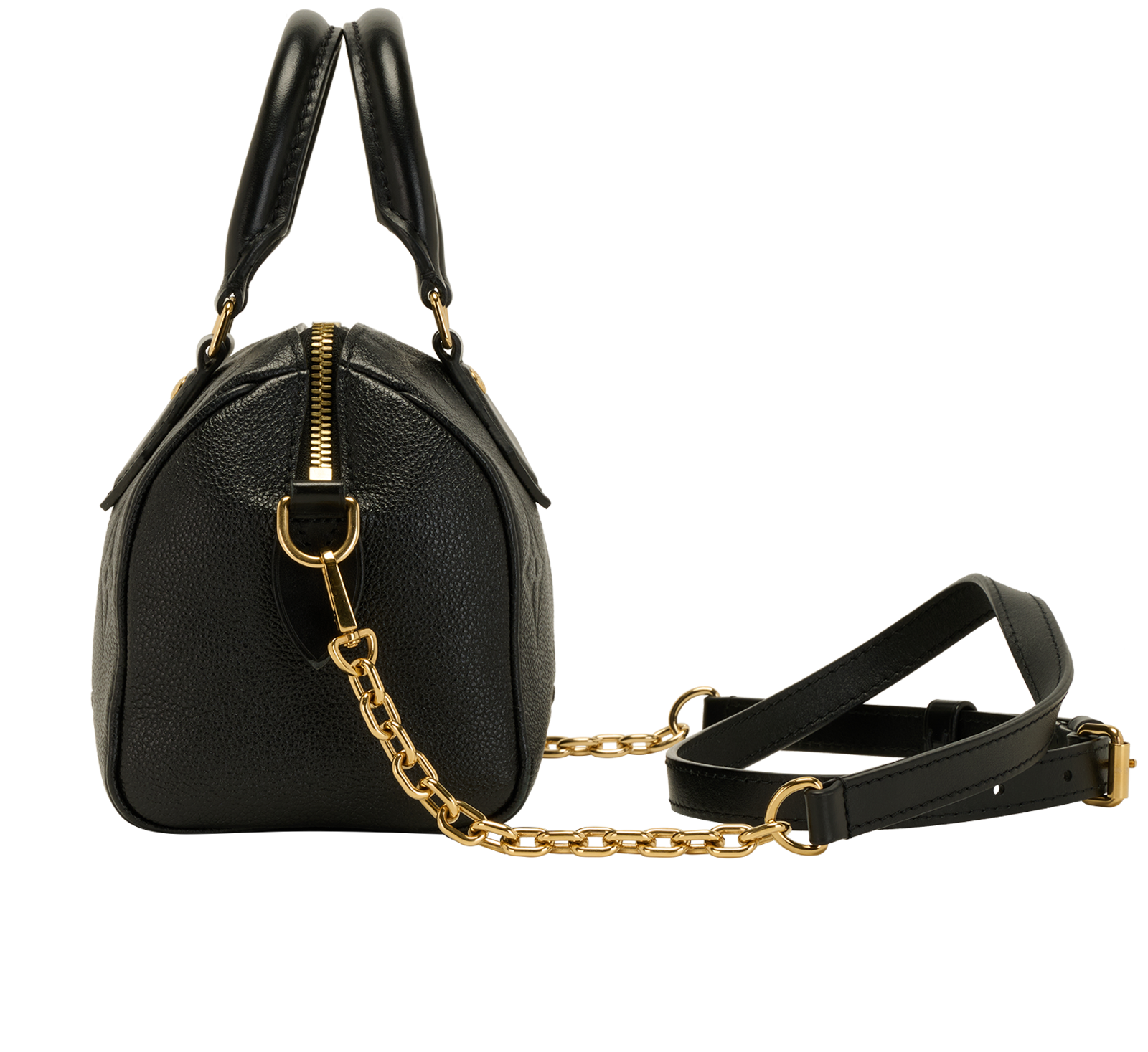 Speedy Bandoulière 20, &pound;1,500, Handbags, Black, Leather, Bottom view